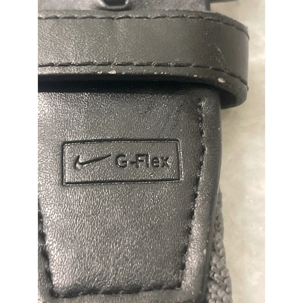 Nike Belt Mens S Grey G-Flex Woven Braided Stretch Golf Leather Trim S5045051A